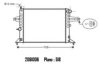 ORDONEZ 2061006 Radiator, engine cooling